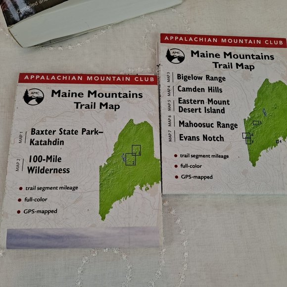Maine Mountain Guide to HIking Trails in Maine & Baxter State Park Maine… - Picture 12 of 13